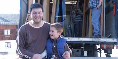 Transporte Kind Vater