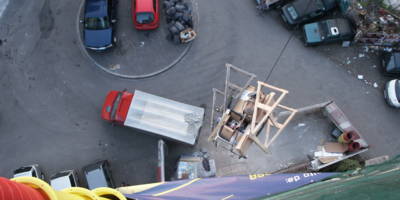 Fenster Baustelle Mailand