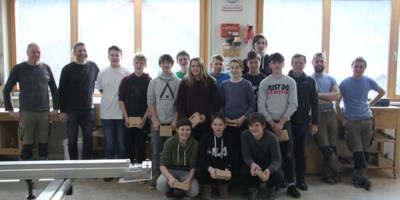 Werkraumschule Bezau Tischlereibesuch