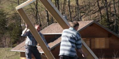 Fenster Baustelle Lieferung